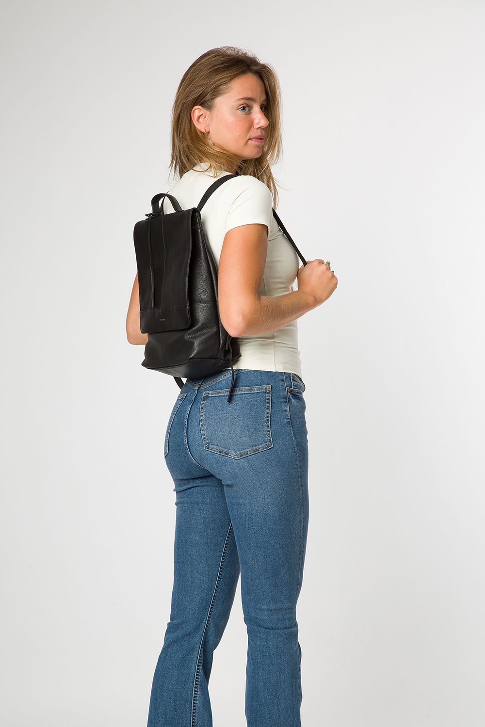 Pure Luxuries London Brigitte' Leather Backpack