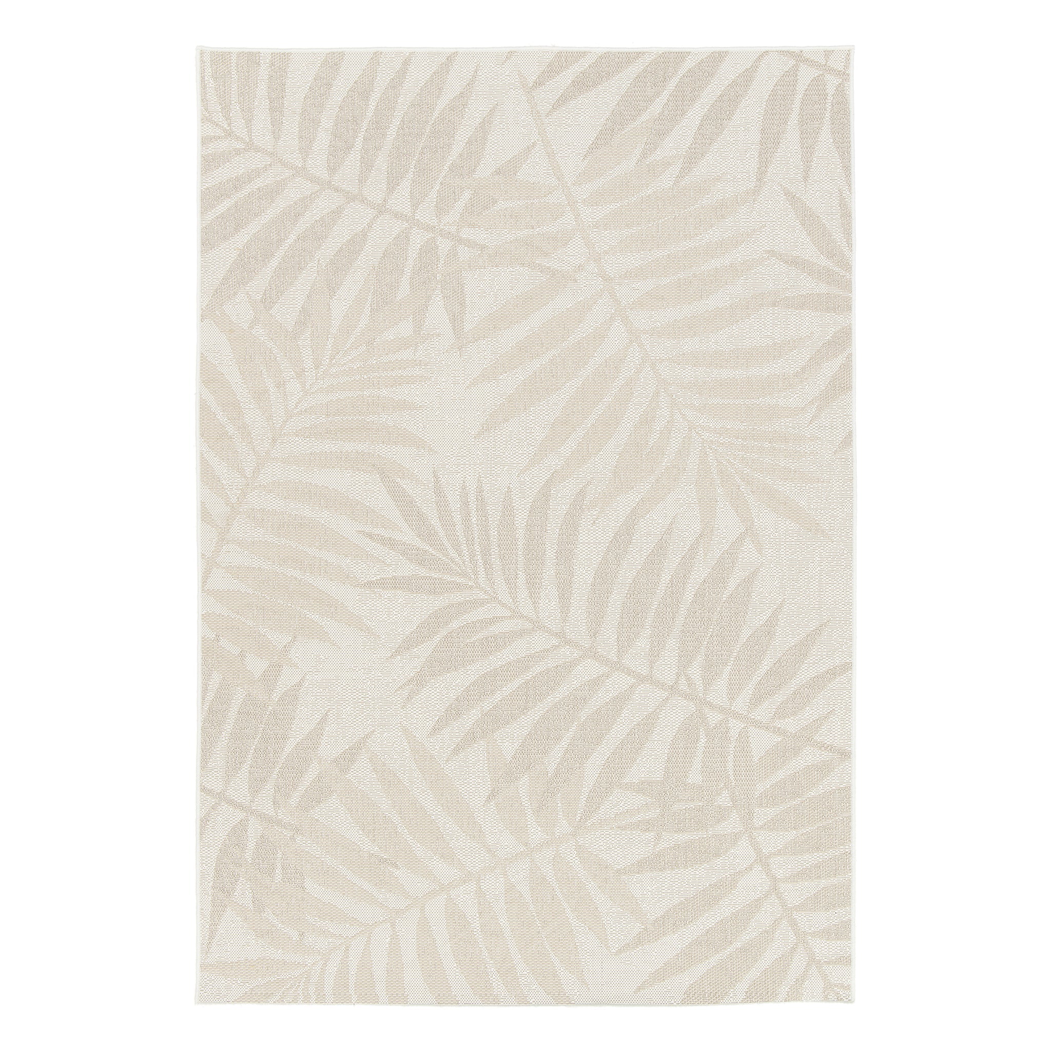 AFK Living vloerkleed Tulum - voor binnen en buiten - beige - 120 x 170 cm