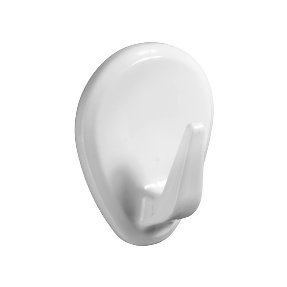 Klebehaken, 29x38x17 mm, weiß