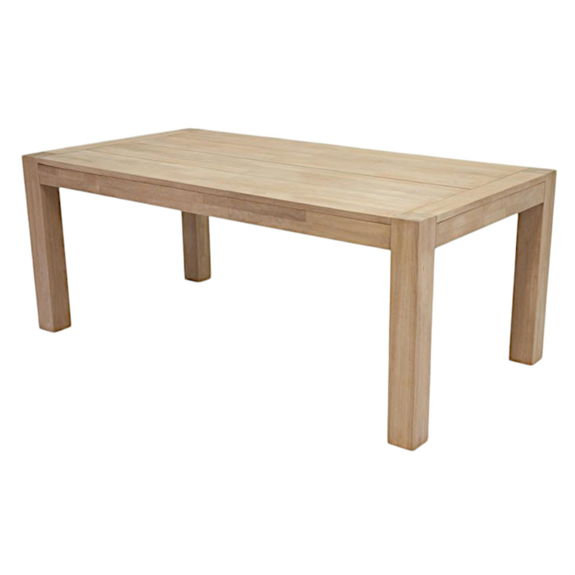 Table de repas Hévéa extensible 190/250x100x76cm ATTAN