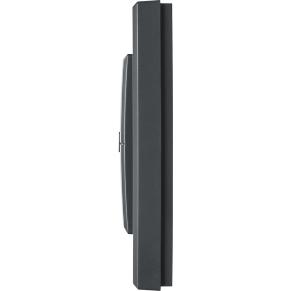 Wandtaster, 2-fach, anthrazit, inkl. Batterien