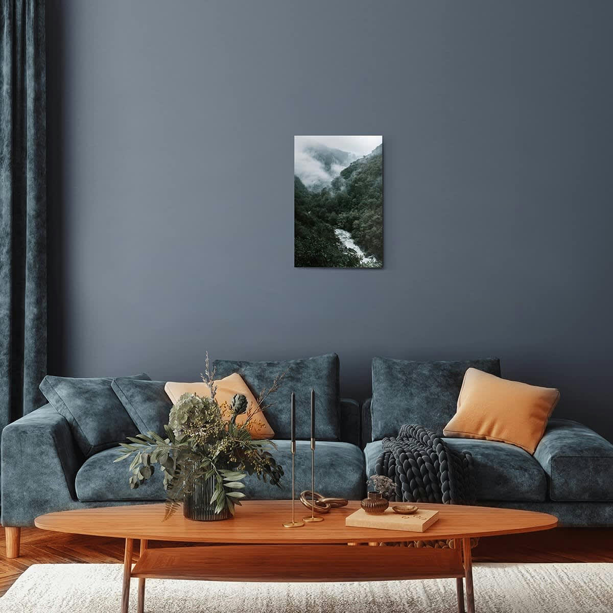 GRANDS ESPACES - Tableau sur verre escapade 30x45 cm