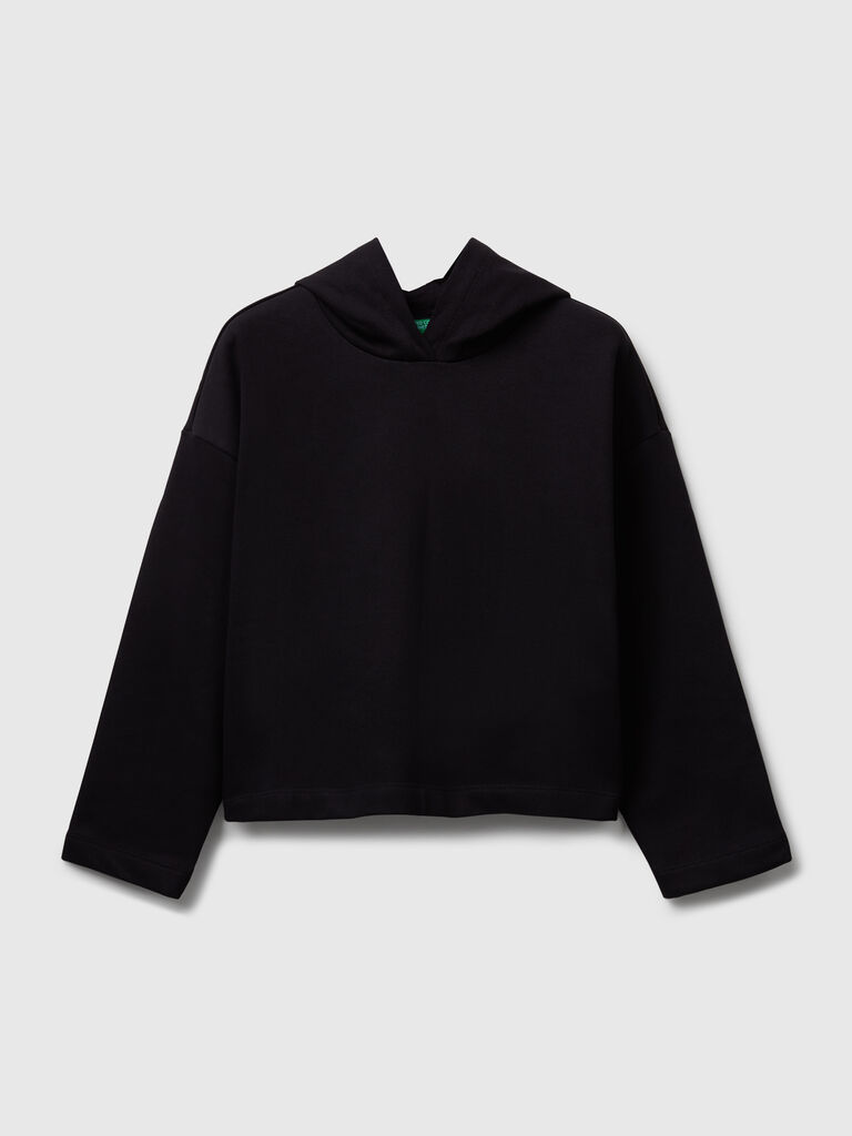 Sweatshirt with slogan print