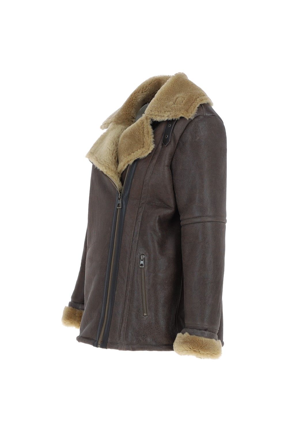 Ashwood Leather Oversized Sheepskin Aviator Jacket