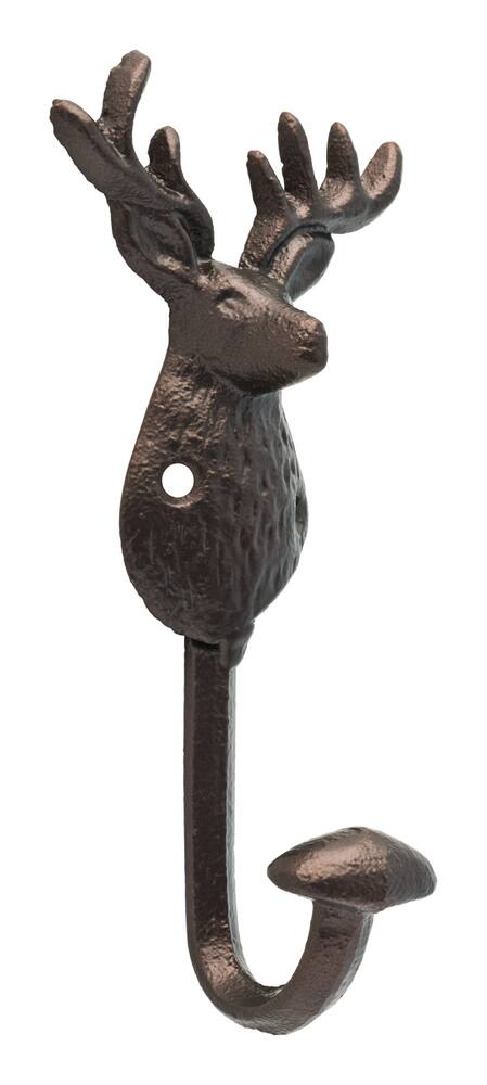 CANVAS Stainless Steel Single Deer Hook, Bronze