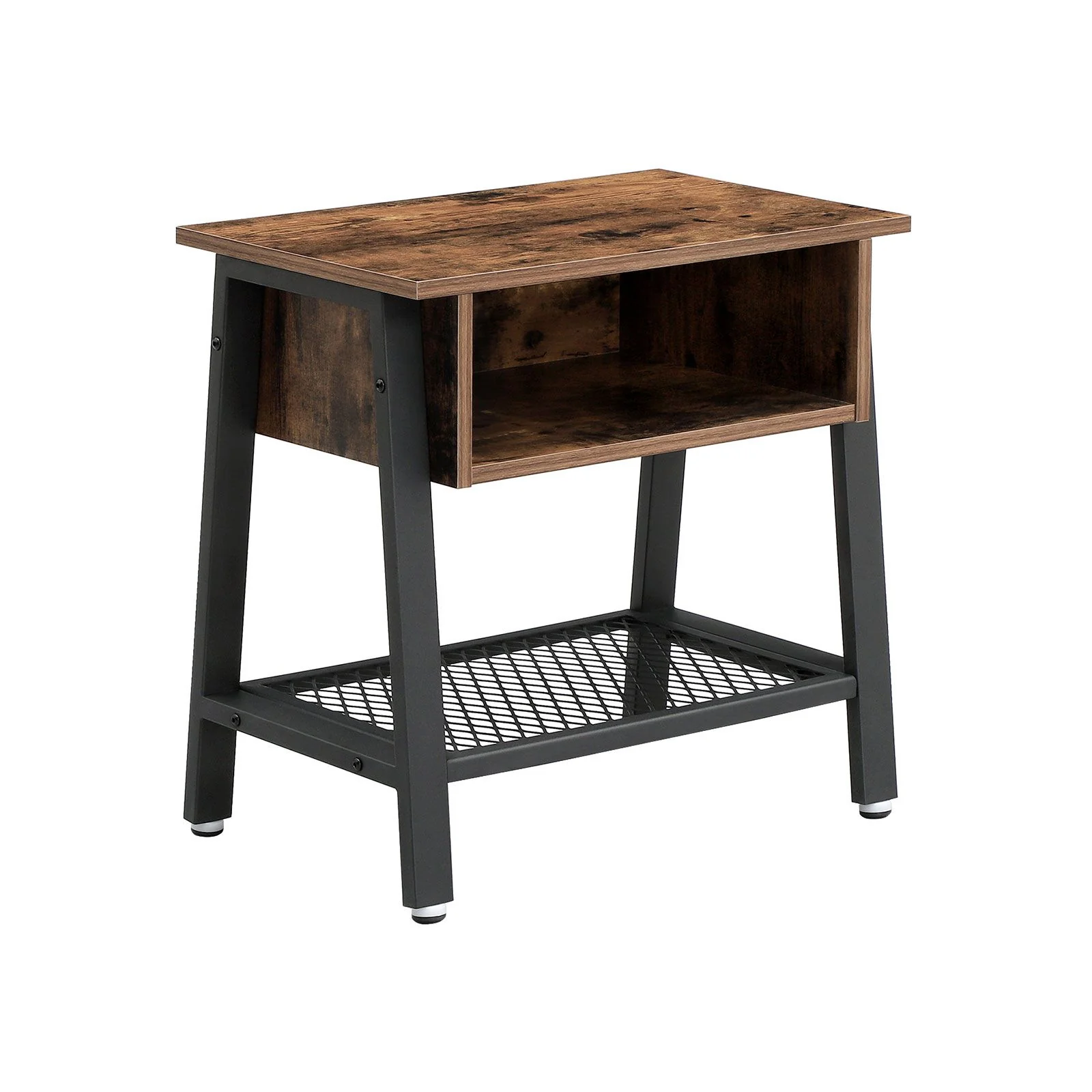 Table de chevet casier industriel
