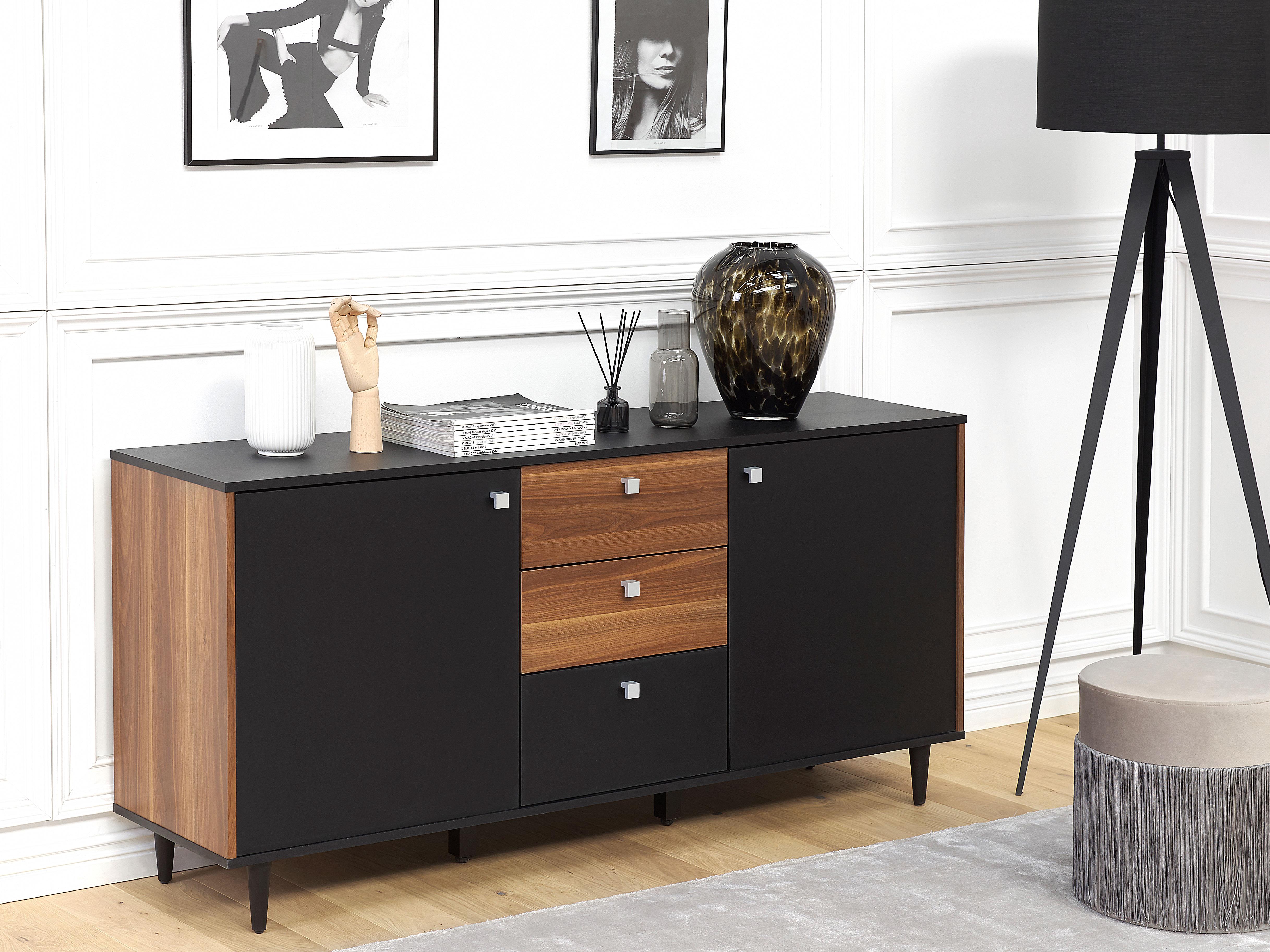 2 Door Sideboard KURO Black