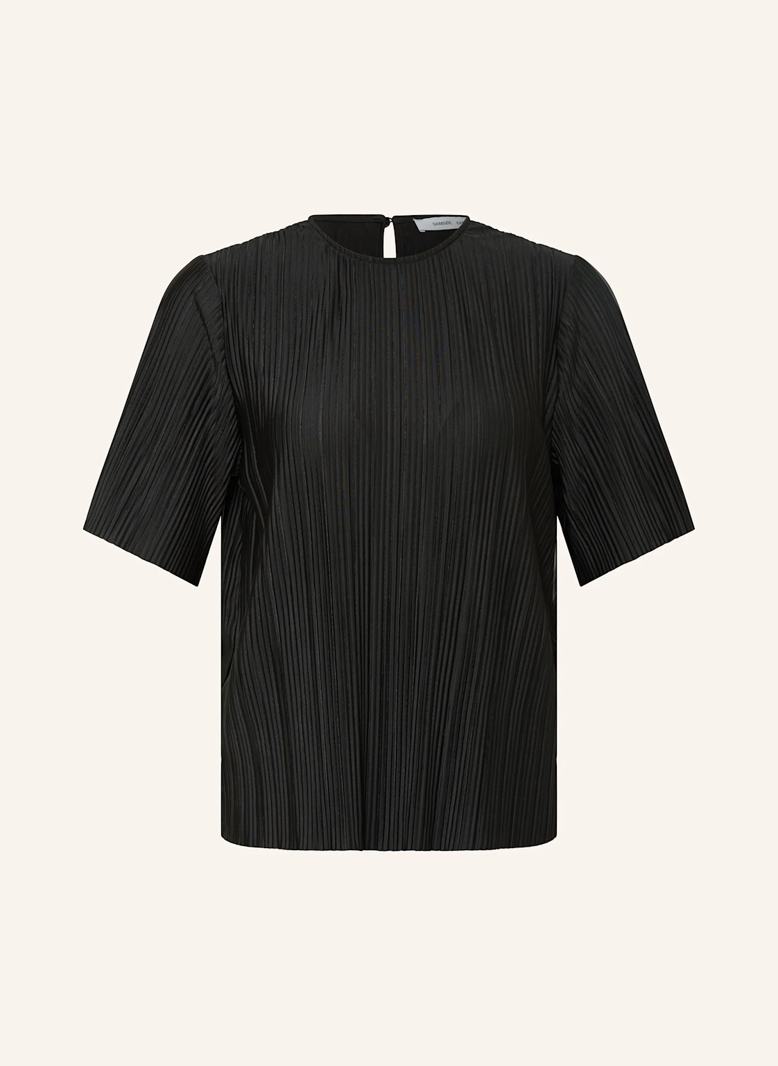 SAMSØE  SAMSØE Blusenshirt SAUMA mit Plissees