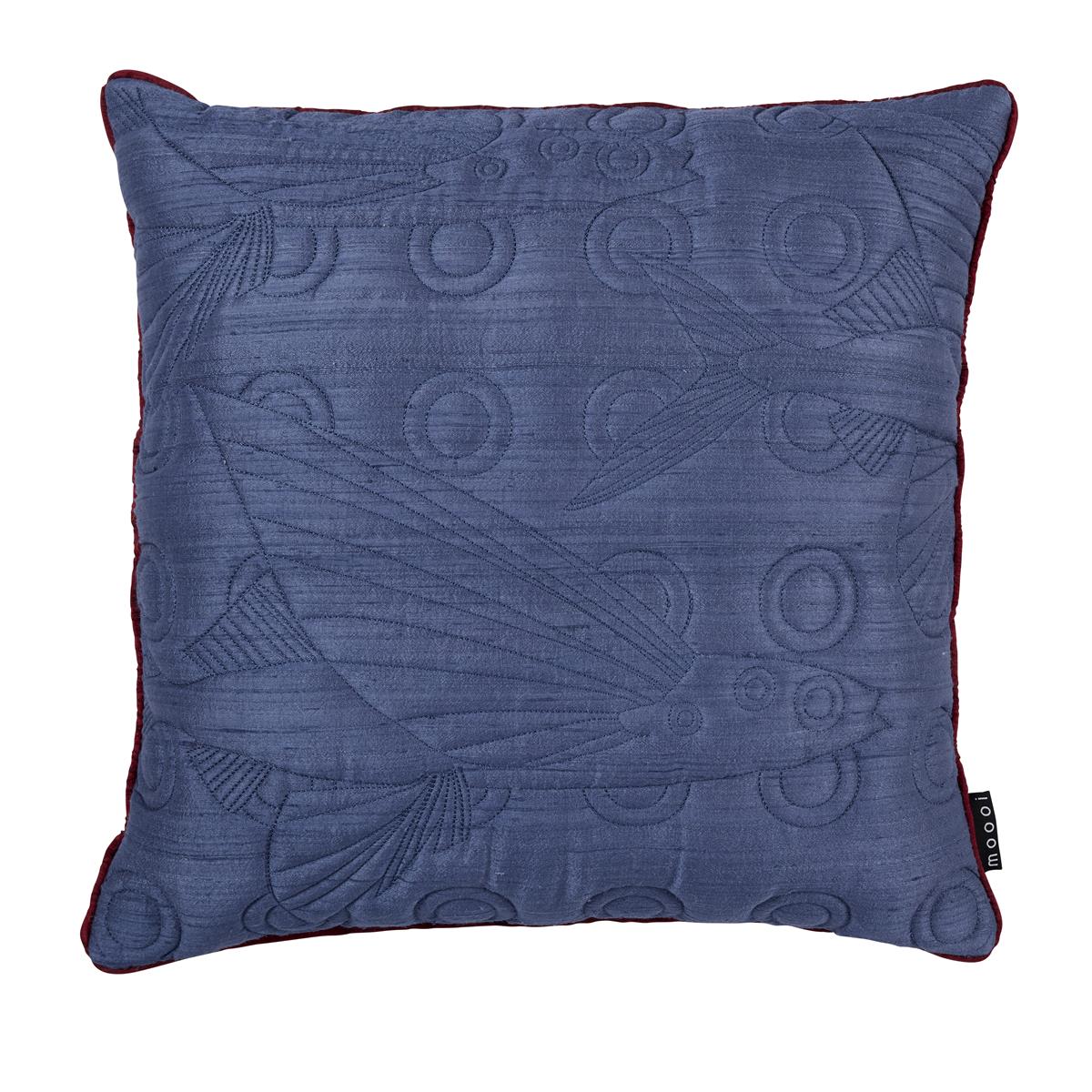 MOOOI decoratiekussen Flying Coral Fish - 50x50 / 20x20 Inch cm - blauw