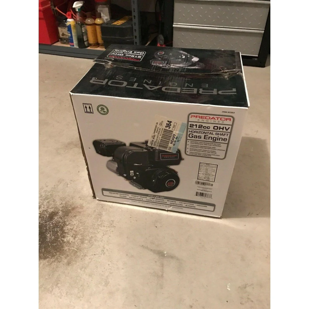 Predator Horizontal Shaft Engine �C 6.5 HP, 212cc