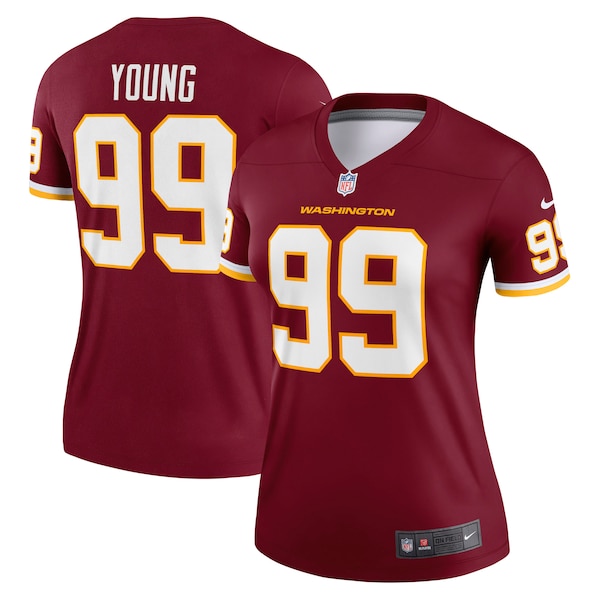 Chase Young Washington Football Team Nike Women's Legend Jersey - Burgundy