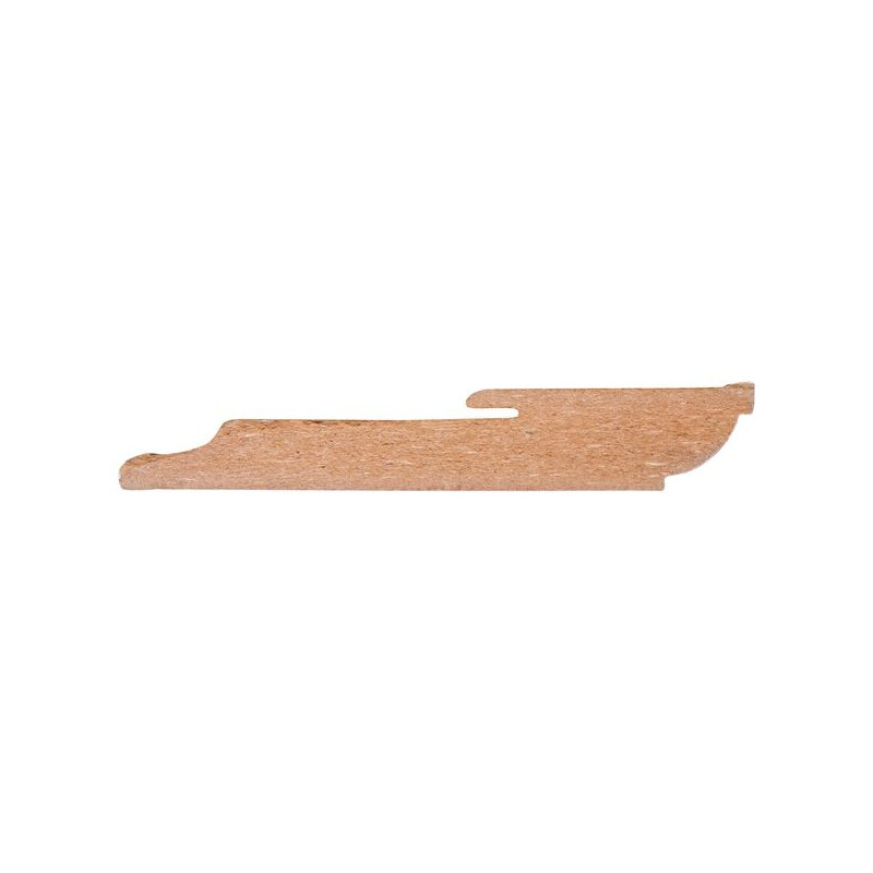 Plinthe en MDF revêtue Style blanche 240 x 12 x 1,9 cm CANDO