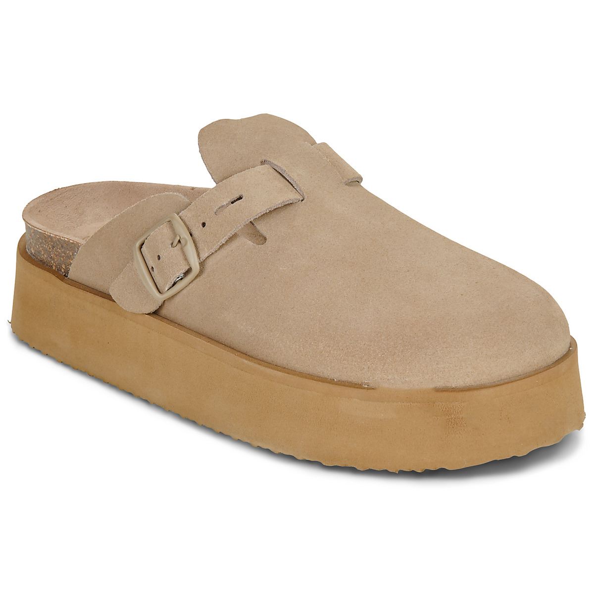 D.Franklin - Vibe Clog Basic Platform - Taupe
