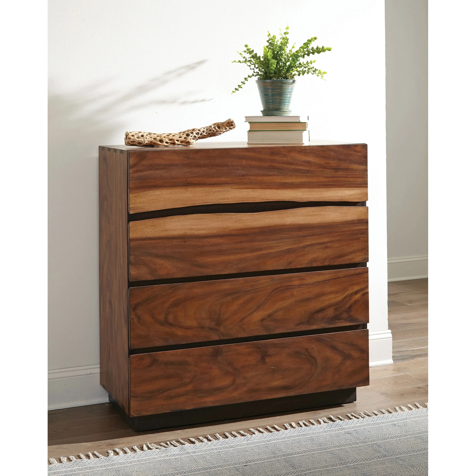 Winslow 4-drawer Bedroom Chest Smokey Walnut