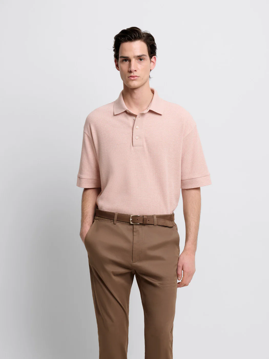 Polo col boutonné regular