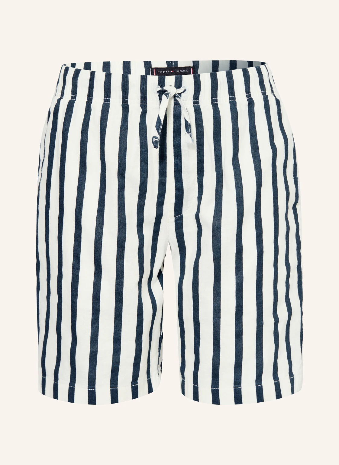TOMMY HILFIGER Shorts im Jogging-Stil mit Leinen