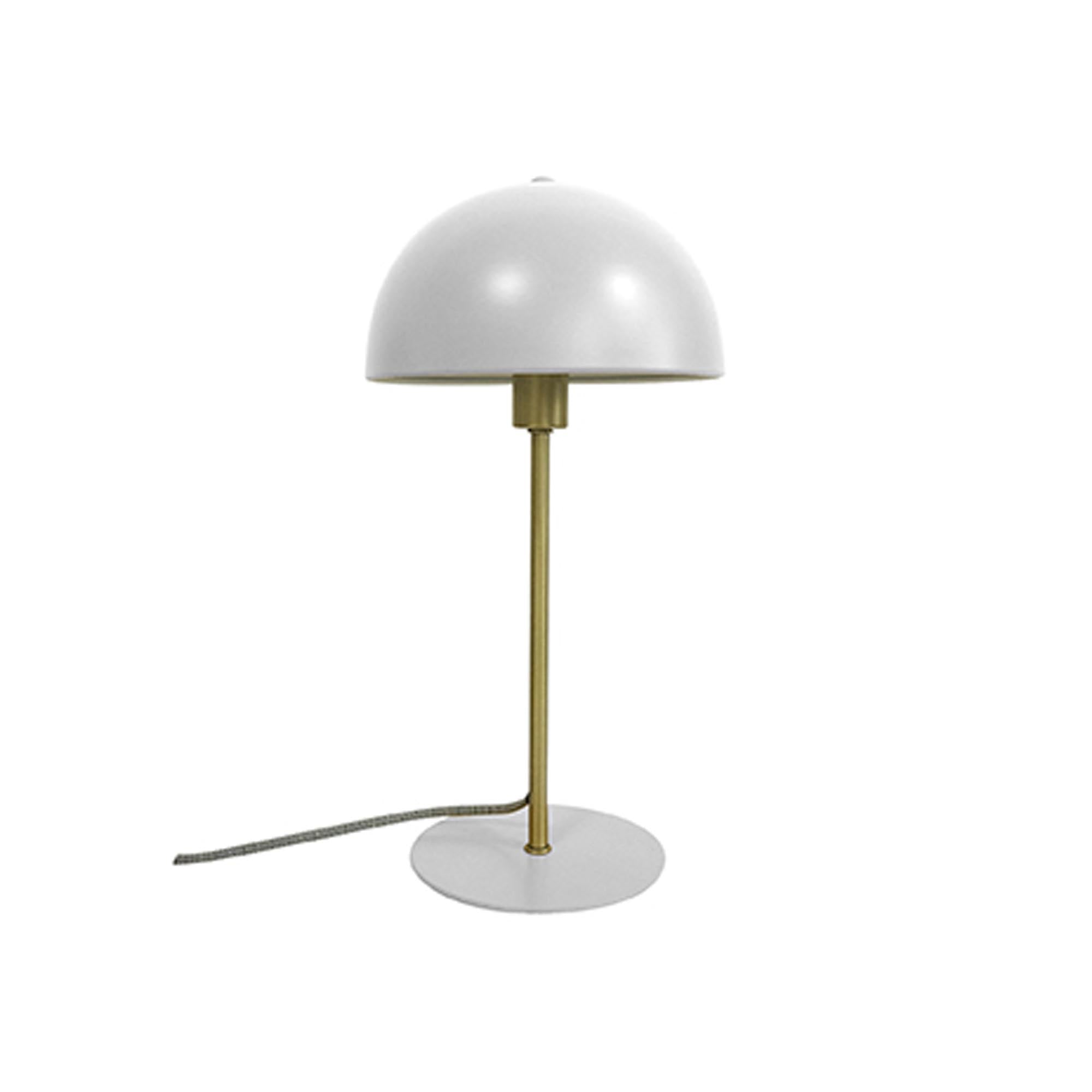Leitmotiv tafellamp Bonnet - wit - 20x20x39cm - Paddenstoellamp