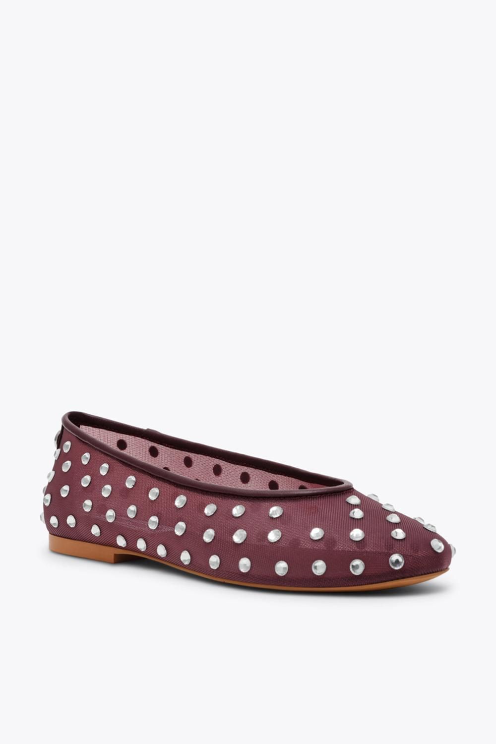 STEVE MADDEN Viv Ballet Flat Red' Fabric Flats