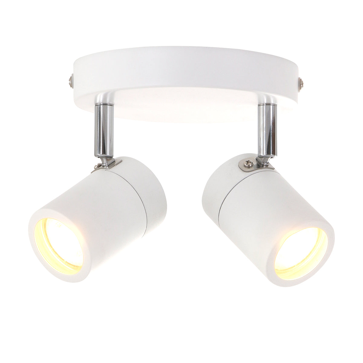 Mexlite - spot - Upround LED - wit - metaal - Ø 24cm - GU10 - 2487W