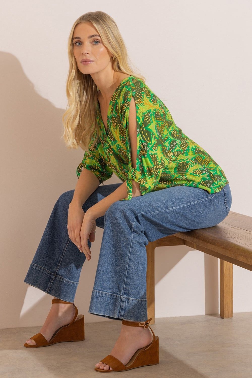 Klass. Botanical Print Top