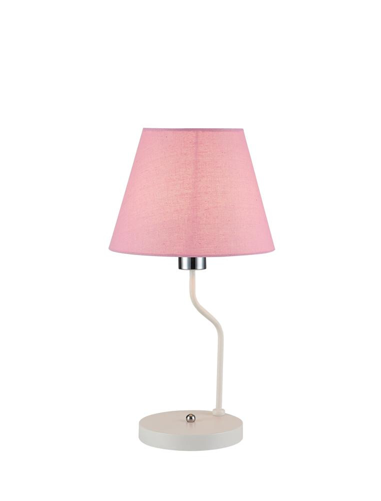 Stołowa YORK lampa 1 biały różowy