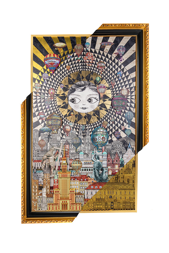 Obraz WARSAW GIRL 110 x 174 cm