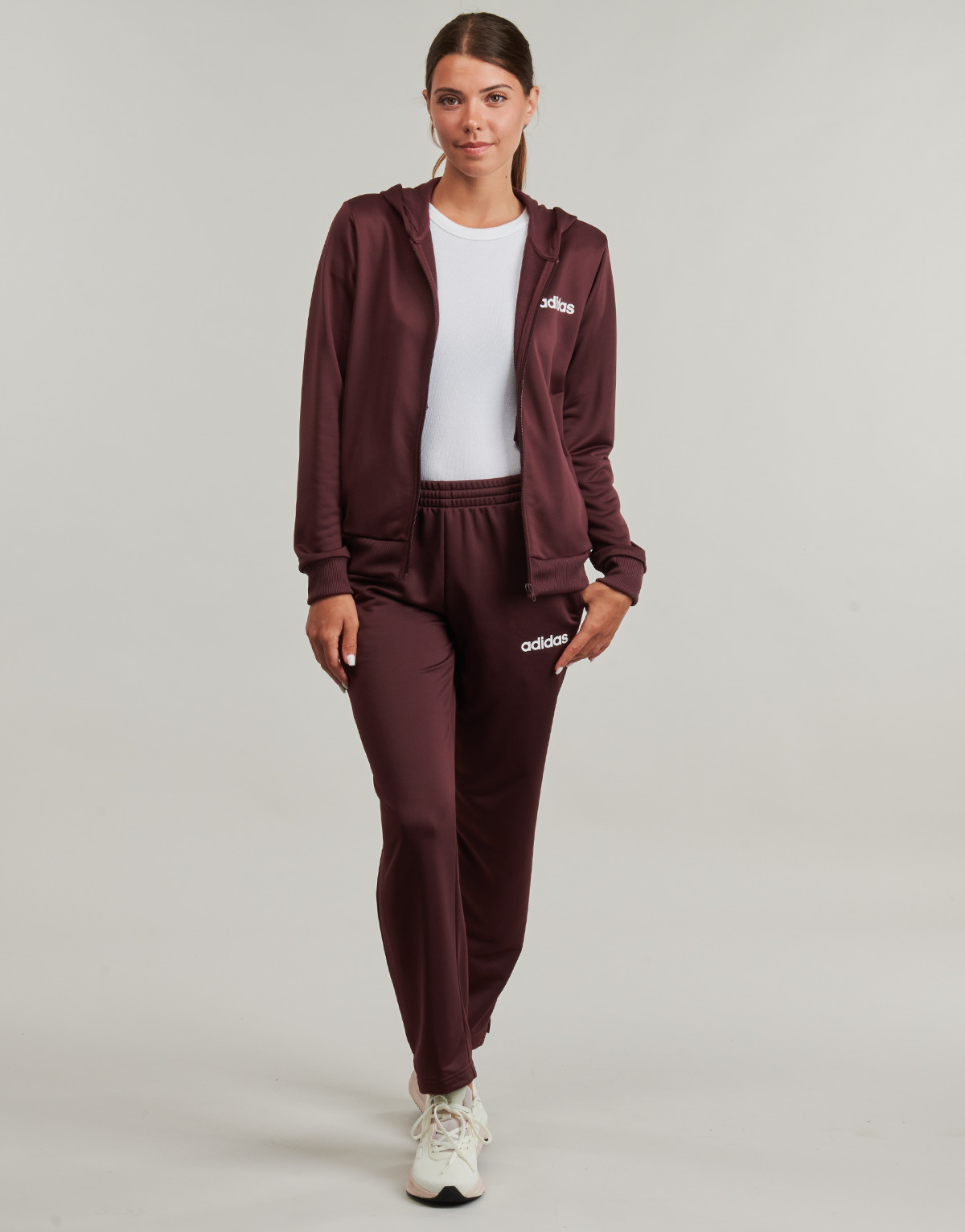 adidas - Essentials Linear Track Suit - Bordeaux