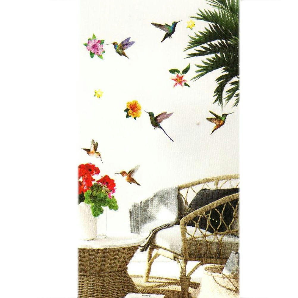 COLIBRIS - Stickers muraux colibris 20x70