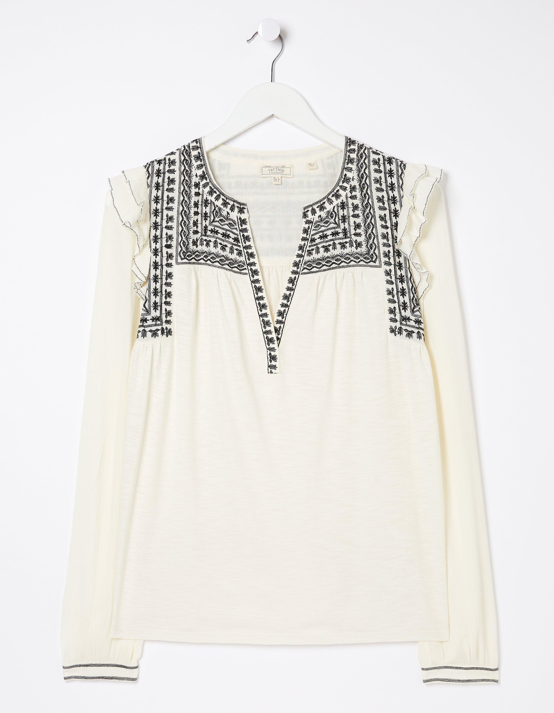 Martha Embroidered Top