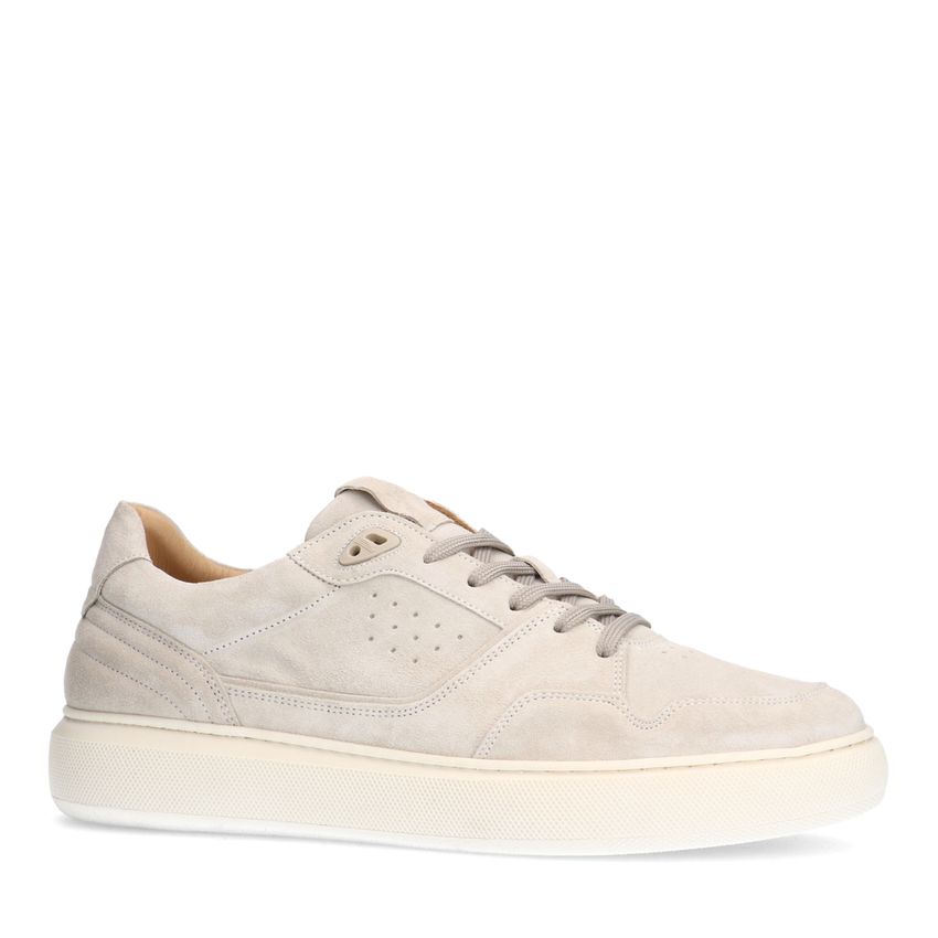 Manfield Beige suède sneakers