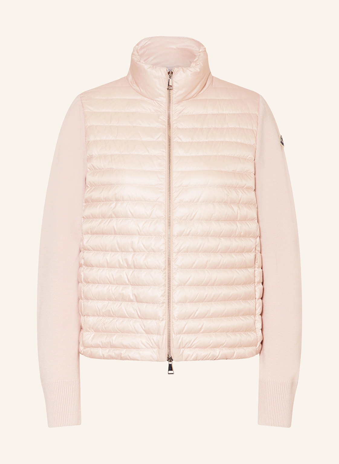 MONCLER Daunenjacke TRICOT im Materialmix
