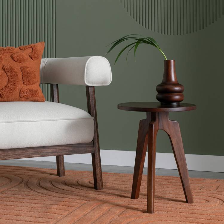 Habitat Bonnie Side Table - Walnut