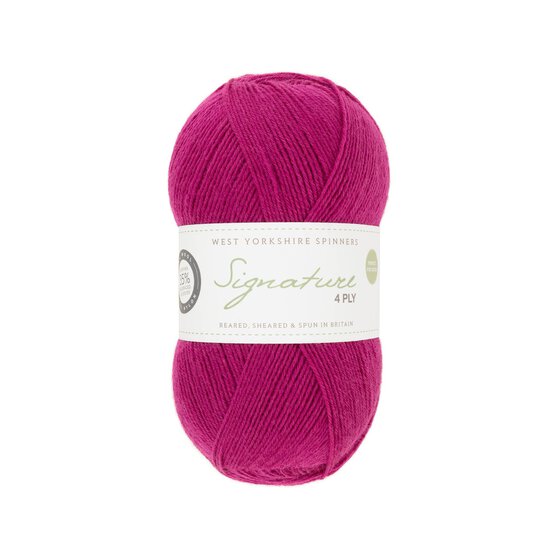 West Yorkshire Spinners Fuchsia Signature 4 Ply 100g