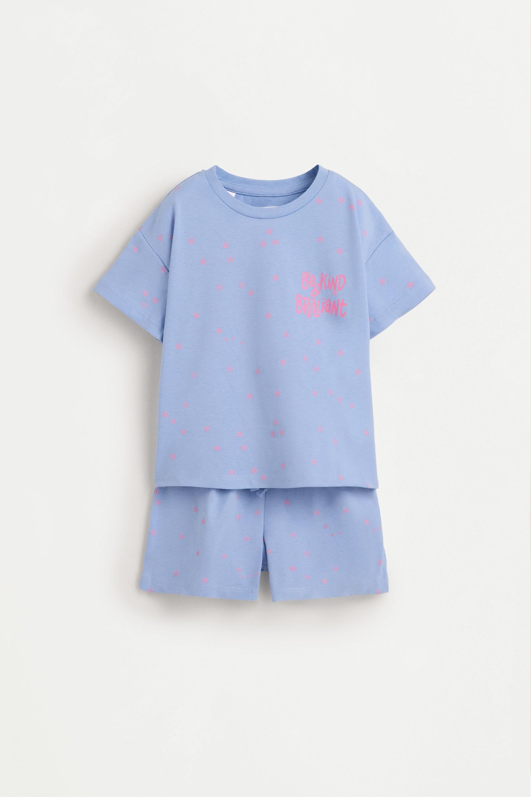 Pijama corto estampado