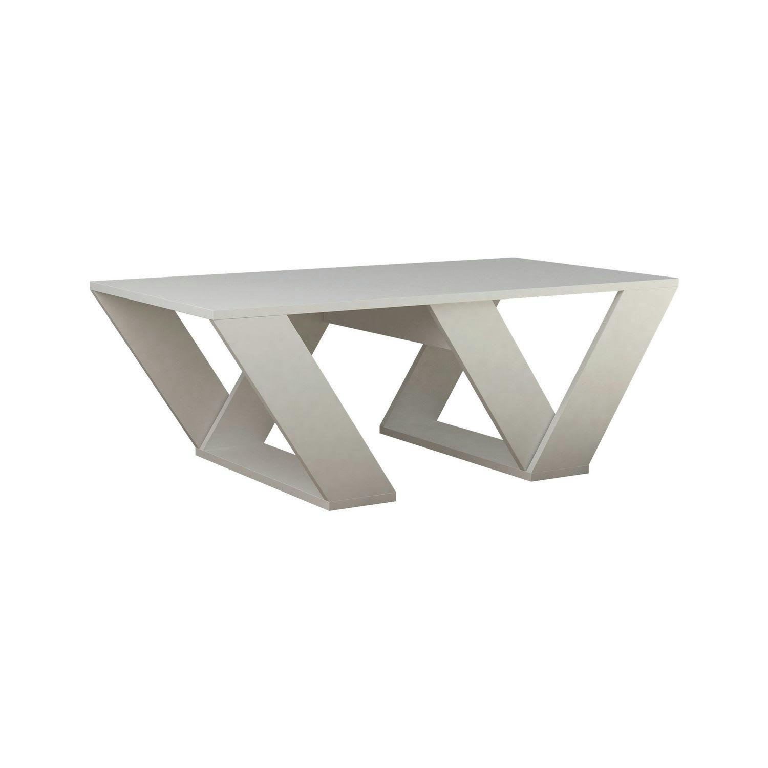PIPRA - Table basse design blanc