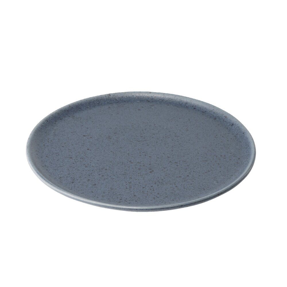 Assiette à dessert ronde Julie grés bleu Ø20cm