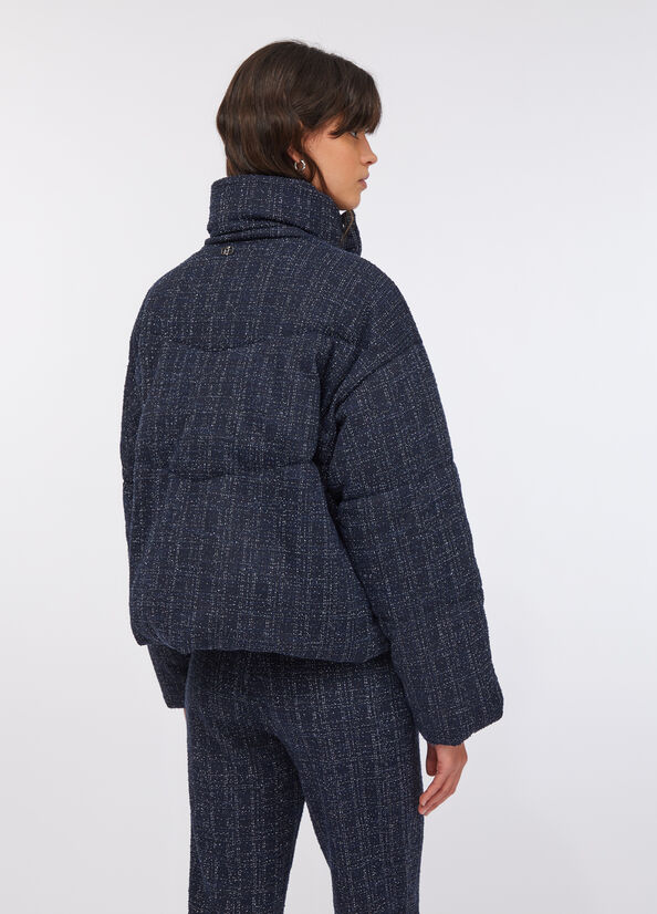 Giacca boucl&eacute; imbottita