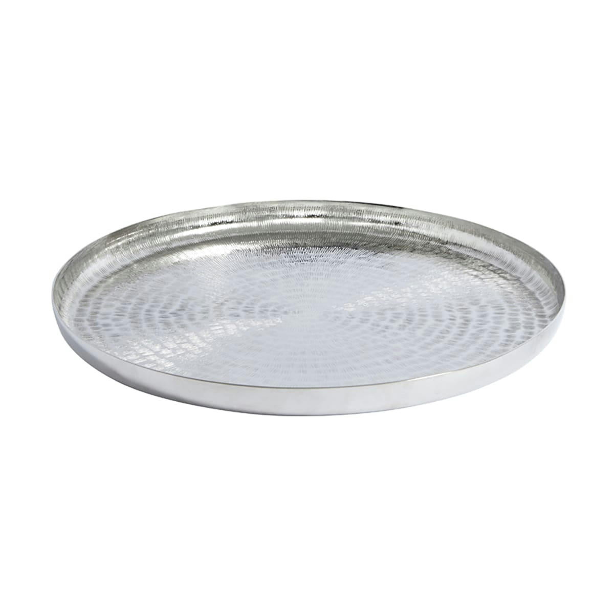 - Plateau en métal martelé d40