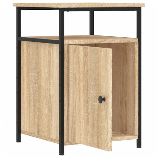NNEVL Bedside Cabinets 2 pcs Sonoma Oak 40x42x60 cm Engineered Wood