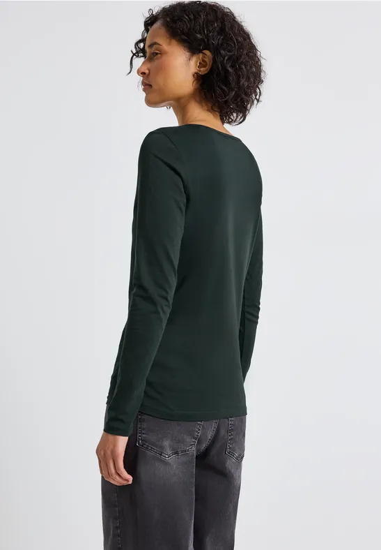 Basic Langarmshirt