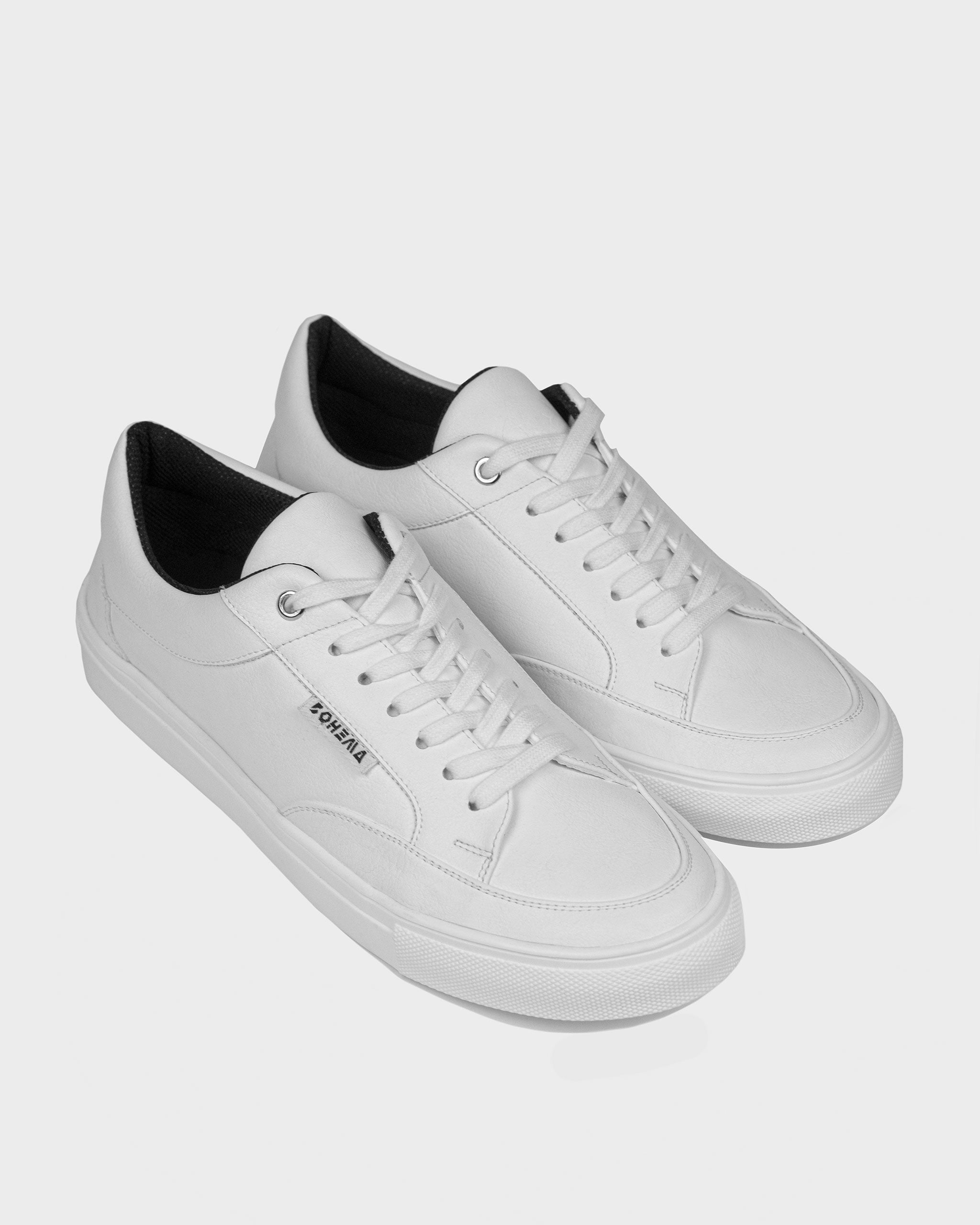 BOHEMA - Sneakers Awake Białe, ze skóry roślinnej, męskie