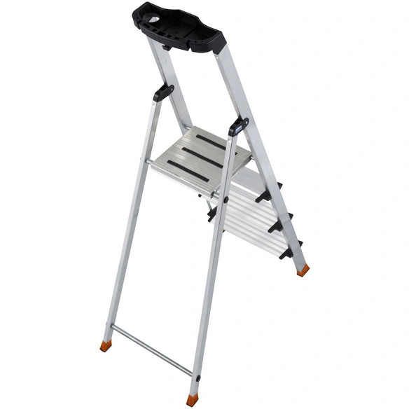 Stufen-Stehleiter »MONTO Sepuro«, 4 Sprossen, Aluminium