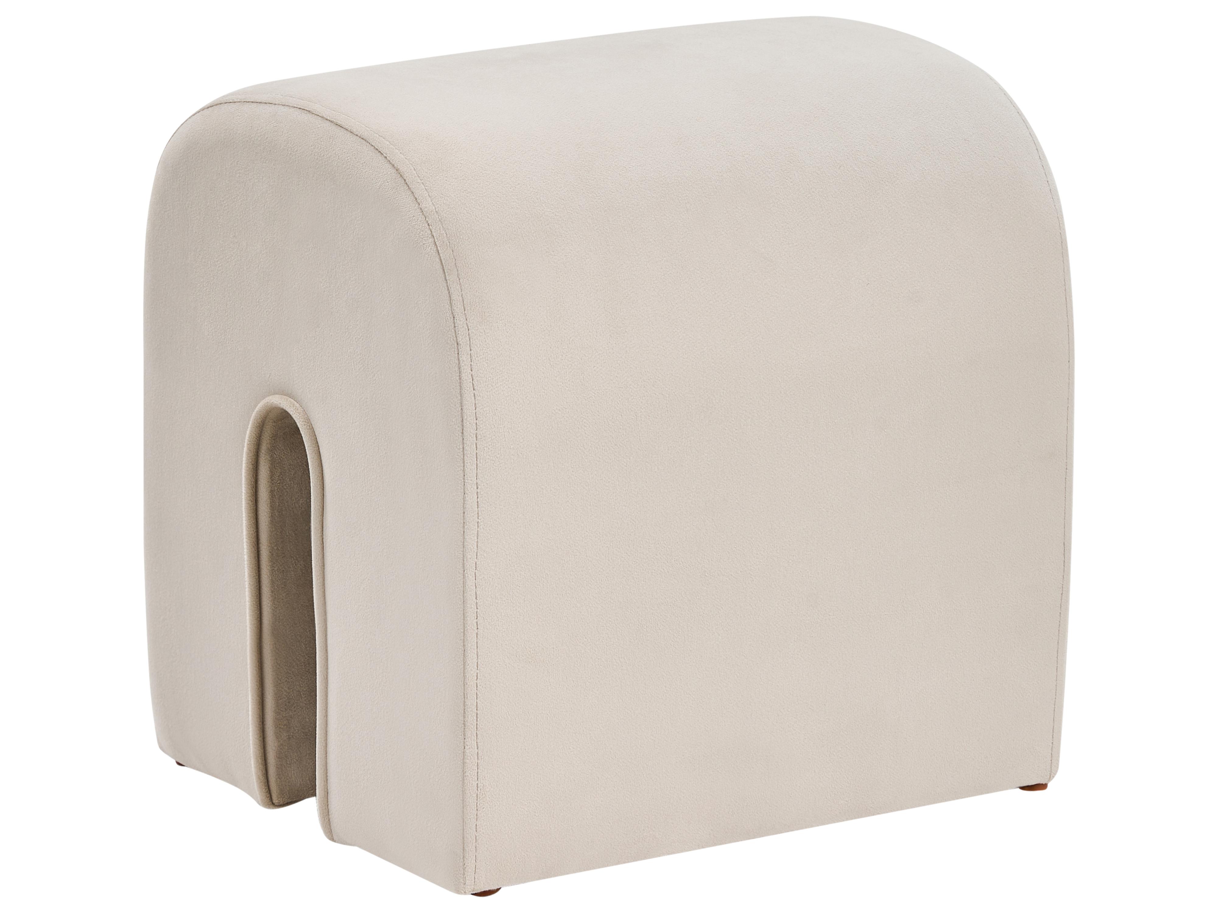 Pouffe MODOC Velvet Beige