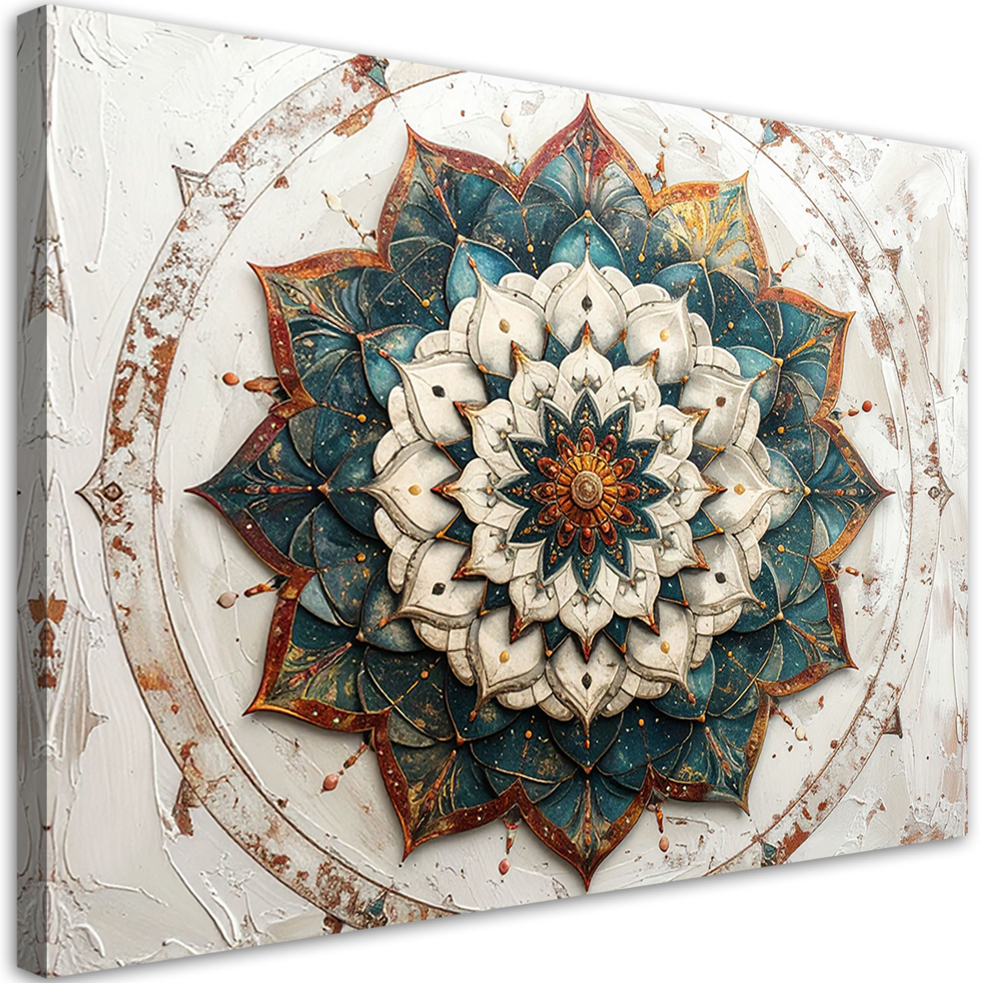 Obraz do salonu sypialni biura, Mandala Zen Spa Orientalny 30x20