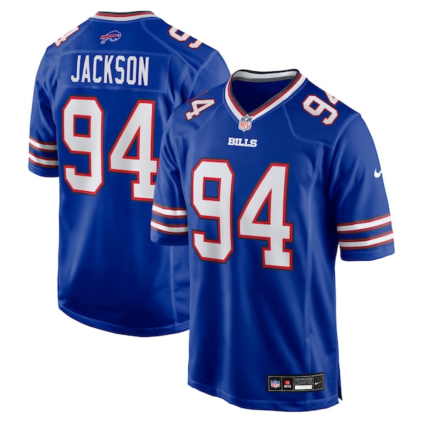 Landon Jackson Buffalo Bills Nike Team Game Jersey -  Royal