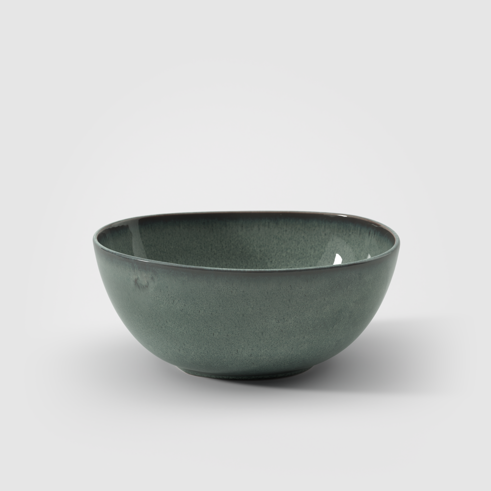 Lave Serving Bowl - Grey, 74.4 oz, stoneware