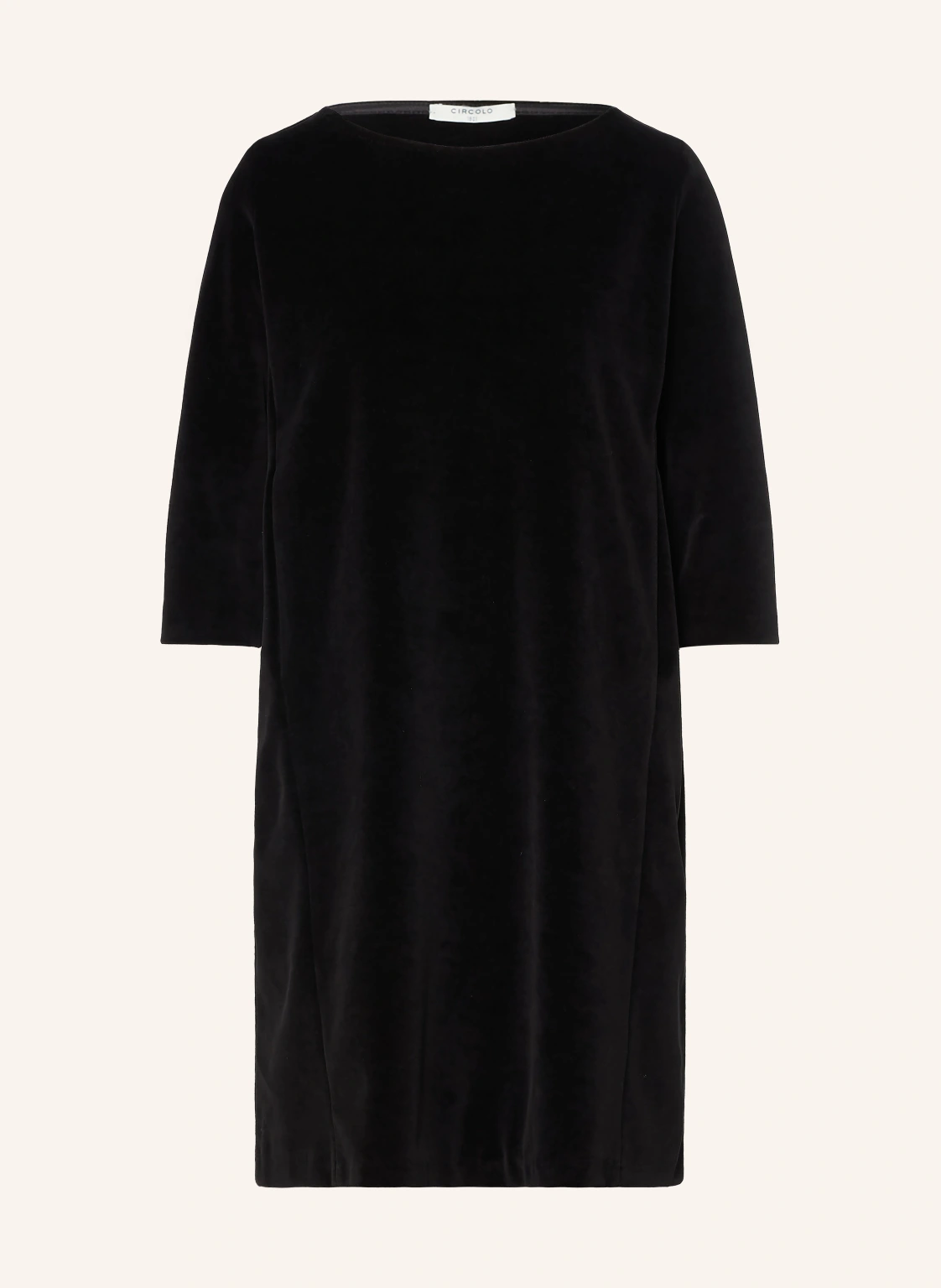 CIRCOLO 1901 Samtkleid mit 3/4-Arm