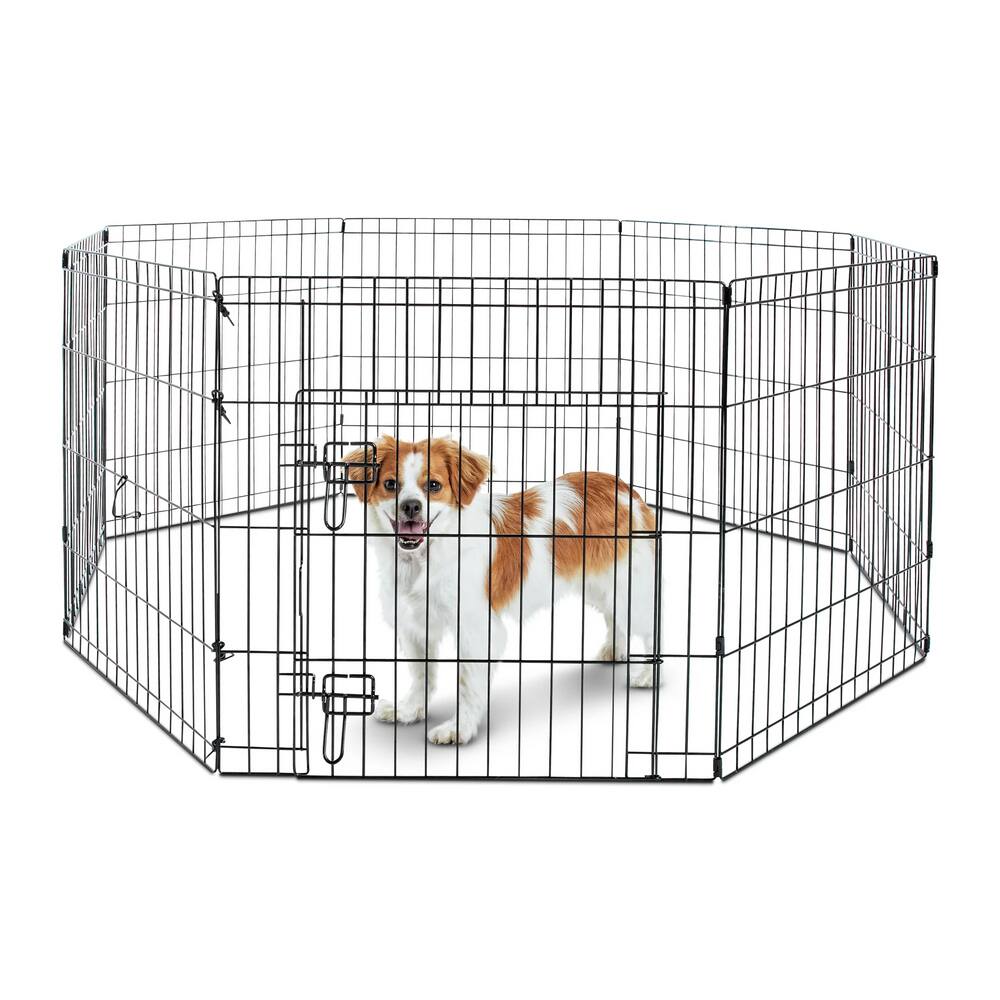 Petco Dog Adjustable Exercise Black Pen