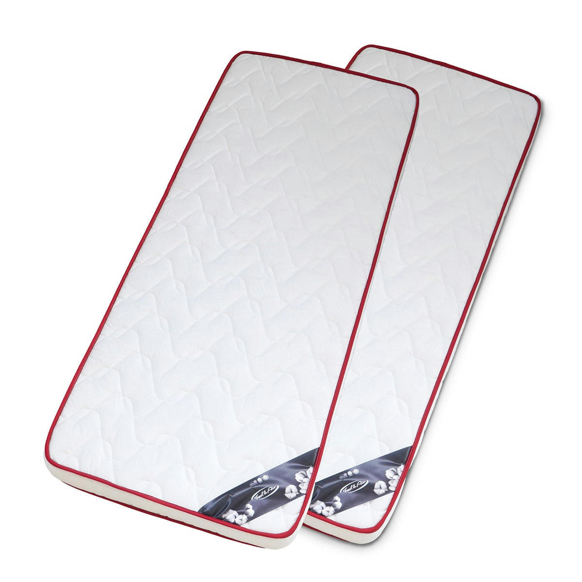 OANA - Lot de 2 matelas 80x190 cm mousse