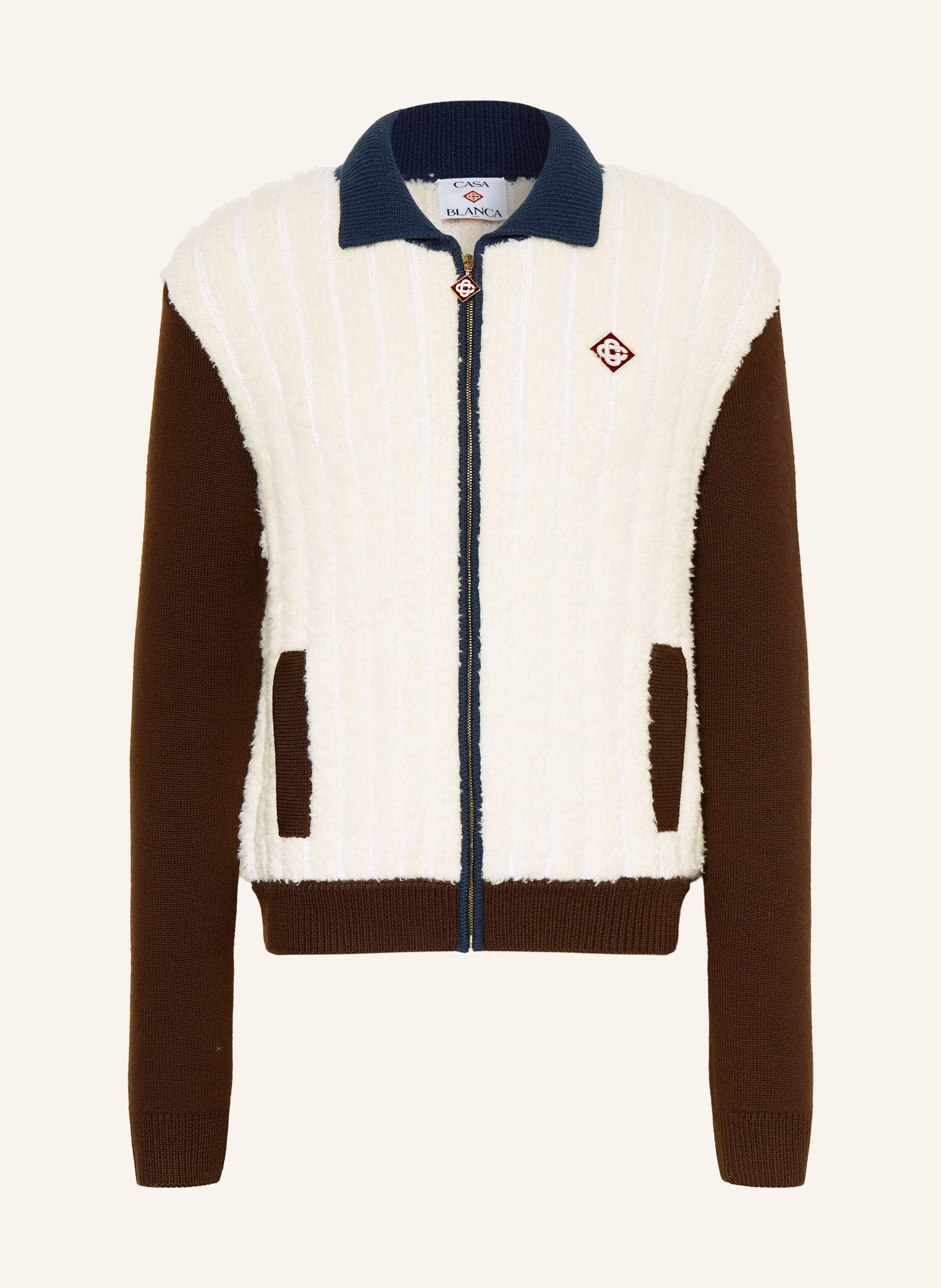 Casablanca Strickjacke im Materialmix